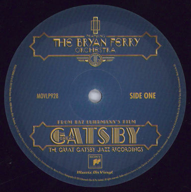 Bryan Ferry The Great Gatsby Jazz Recordings - 180 Gram UK vinyl LP album (LP record) FERLPTH832751