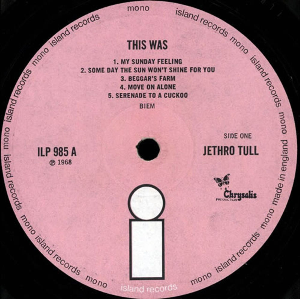 Jethro Tull This Was - 3rd - EX UK vinyl LP album (LP record) TULLPTH569520