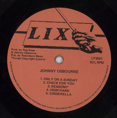 Johnny Osbourne Johnny Osbourne UK vinyl LP album (LP record) J/OLPJO835024