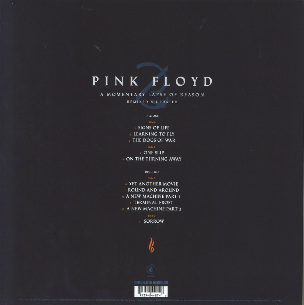 Pink Floyd A Momentary Lapse Of Reason - Remixed & Updated Japanese 2-LP vinyl record set (Double LP Album) 4547366528381