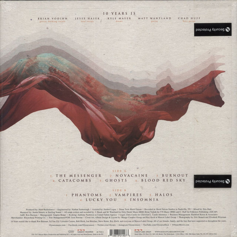 10 Years (How To Live) As Ghosts - 180gm - Sealed UK vinyl LP album (LP record) 819873014973