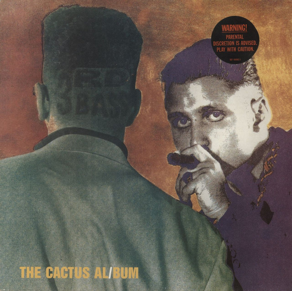 3rd Bass The Cactus Album - Hype Sticker UK vinyl LP album (LP record) 4660031