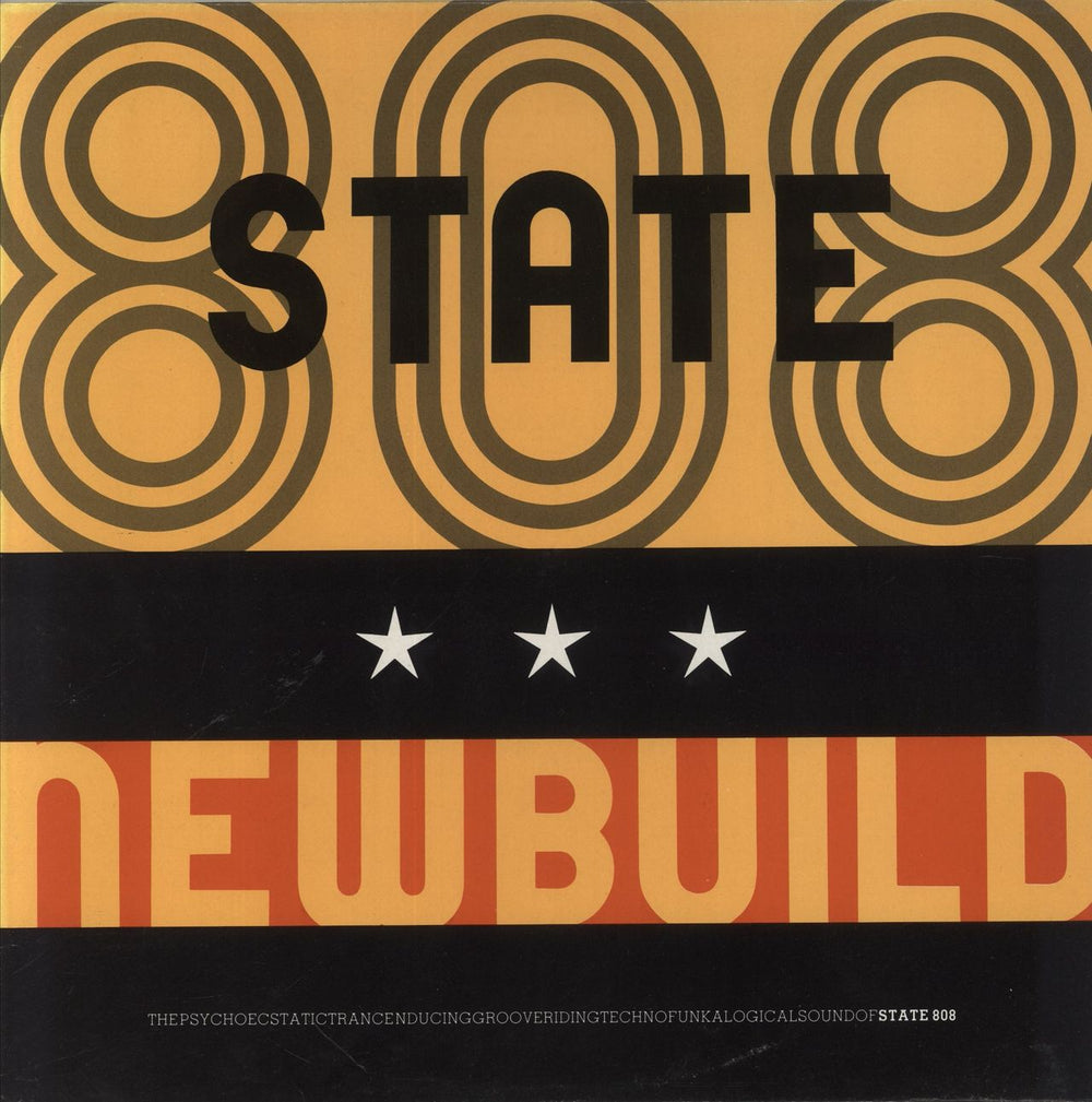 808 State New Build UK vinyl LP album (LP record) STATE002