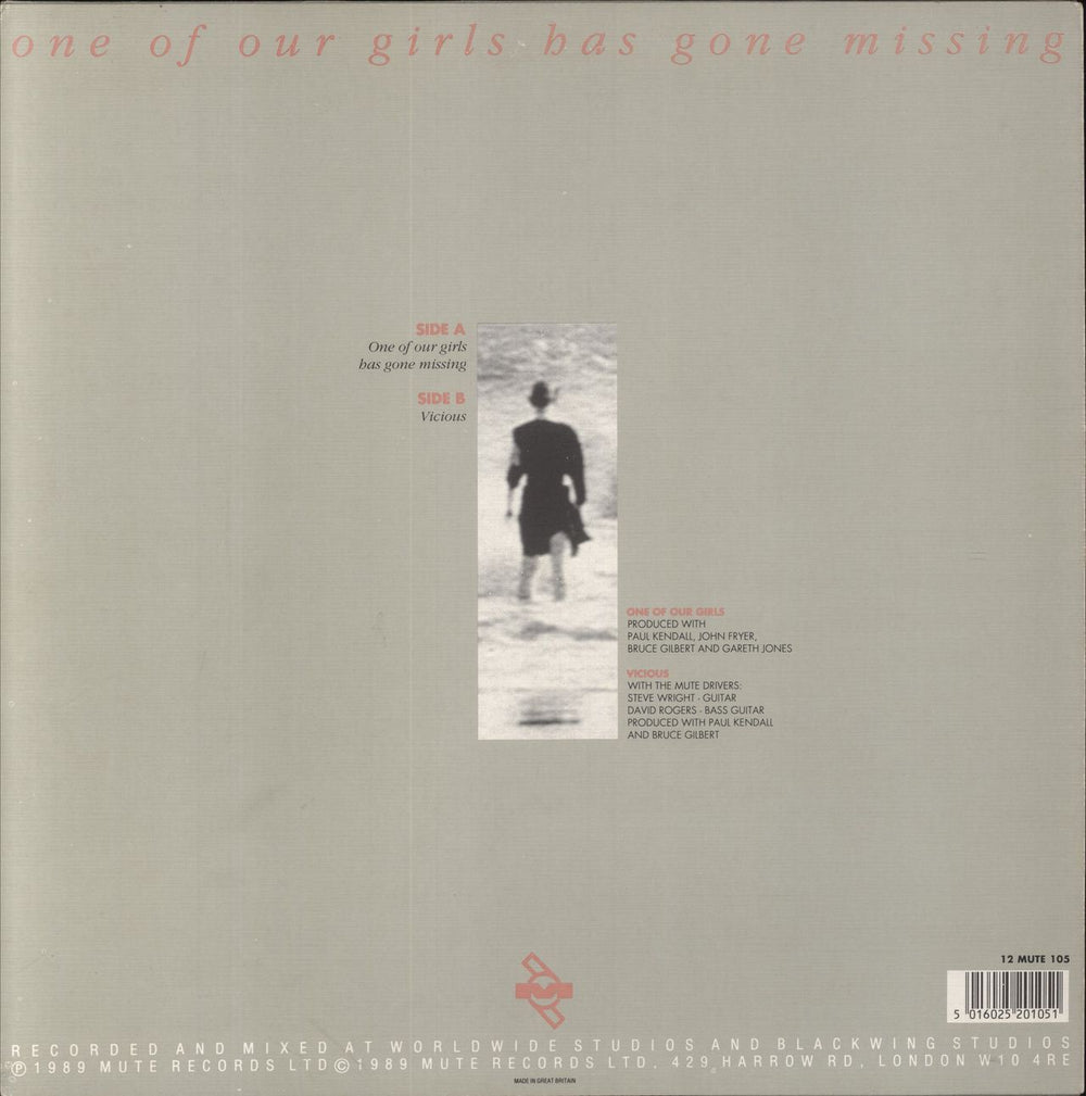 A.C. Marias One Of Our Girls Has Gone Missing UK 12" vinyl single (12 inch record / Maxi-single) 5016025201051