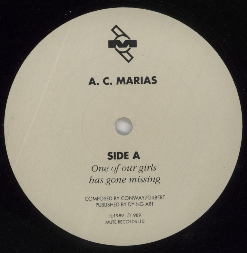 A.C. Marias One Of Our Girls Has Gone Missing UK 12" vinyl single (12 inch record / Maxi-single) AJA12ON457748