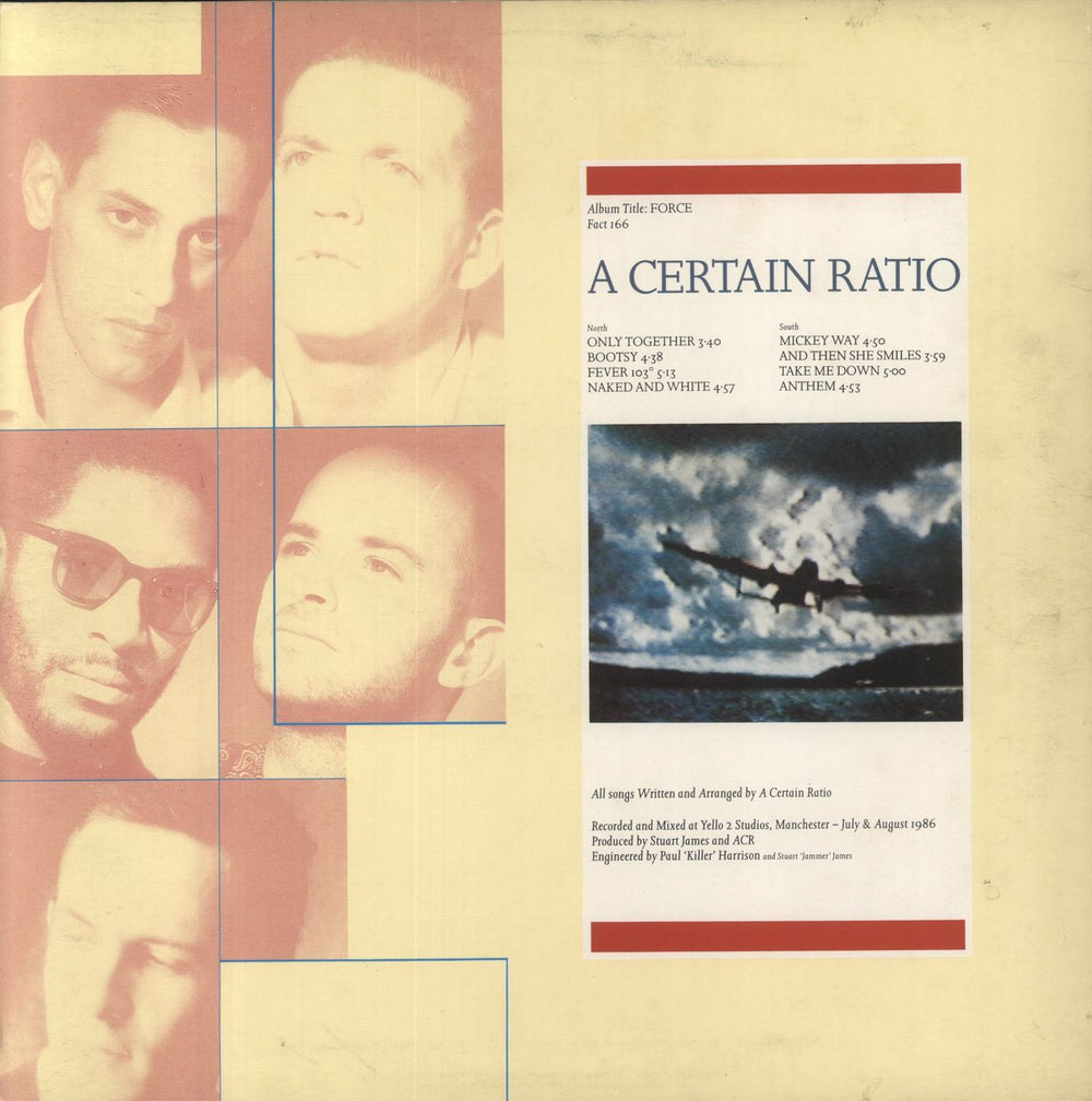 A Certain Ratio Force UK vinyl LP album (LP record)