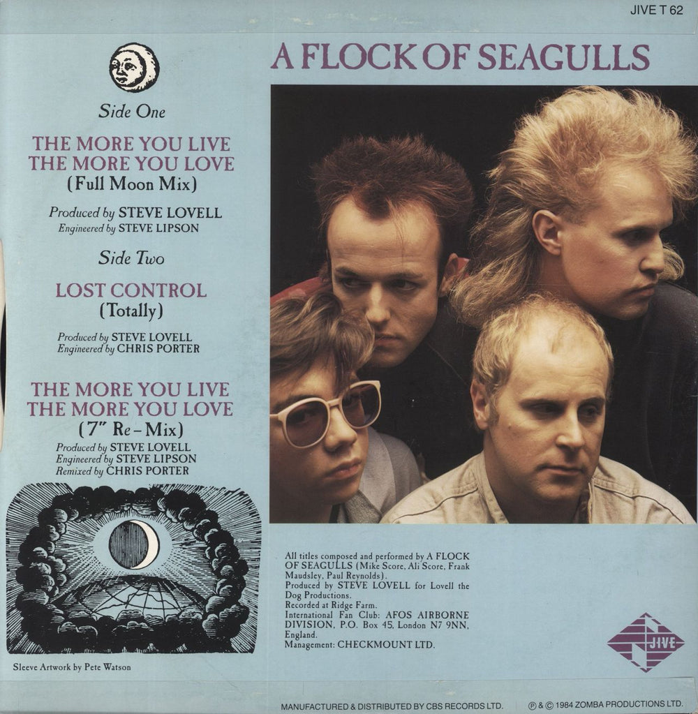 A Flock Of Seagulls The More You Live The More You Love UK 12" vinyl single (12 inch record / Maxi-single)