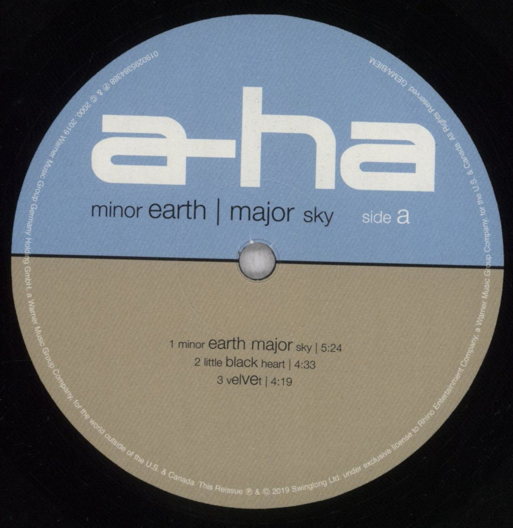 A-Ha Minor Earth Major Sky - 180gm Vinyl UK 2-LP vinyl record set (Double LP Album) AHA2LMI841459