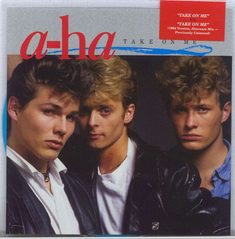 A-Ha Take On Me - Blue Vinyl - RSD US 7" vinyl single (7 inch record / 45) R7596141