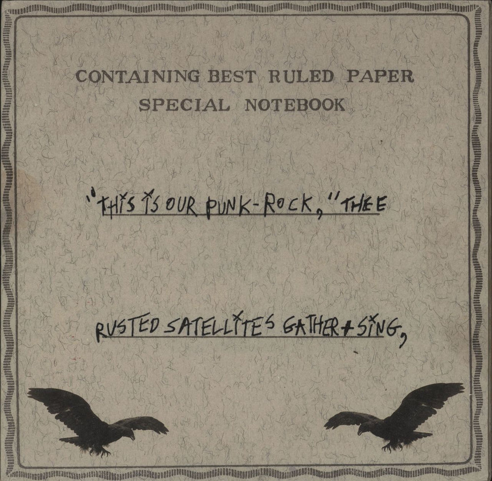 A Silver Mt. Zion This Is Our Punk-Rock, Thee Rusted Satellites Gather+Sing, - Gatefold Sleeve Canadian 2-LP vinyl record set (Double LP Album) CST027-1