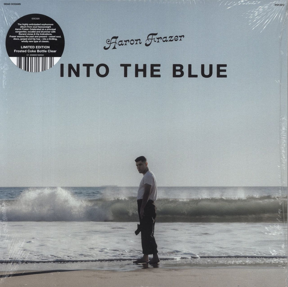 Aaron Frazer Into The Blue - Coke Bottle Clear Vinyl - Sealed UK vinyl LP album (LP record) DOC320