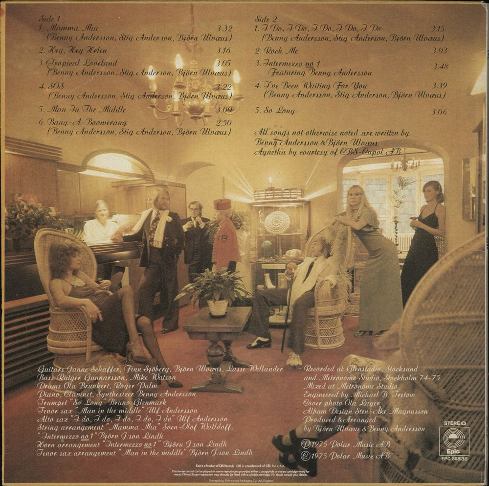 Abba Abba - orange label UK vinyl LP album (LP record)