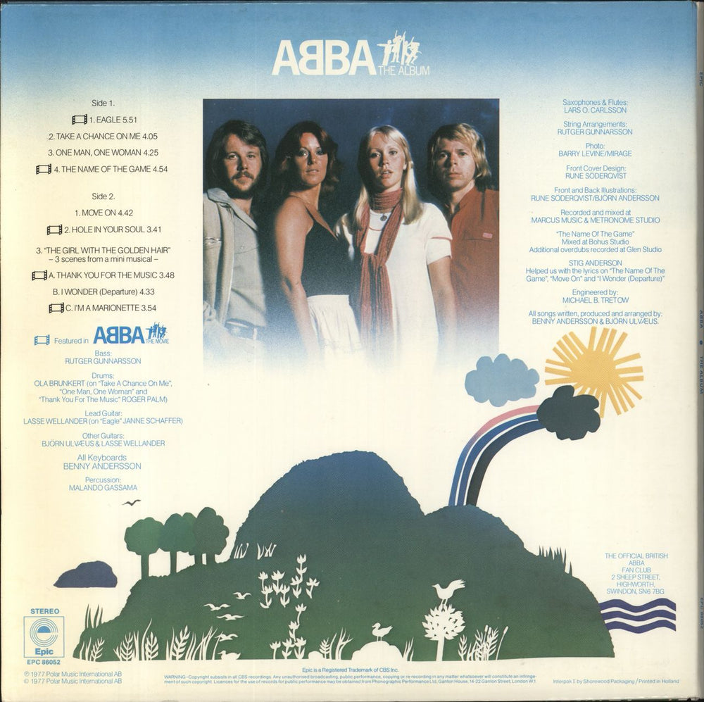 Abba ABBA The Album Dutch vinyl LP album (LP record)