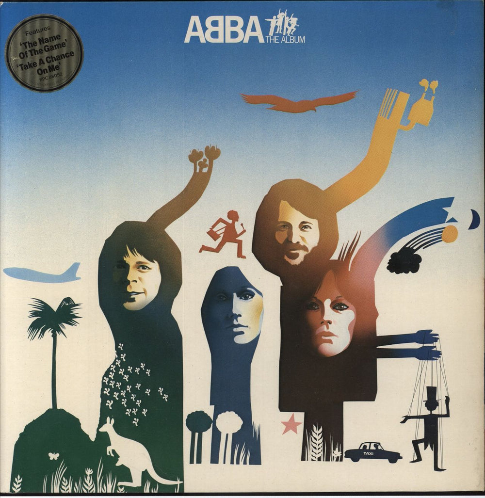 Abba ABBA The Album - Hype Stickered UK vinyl LP album (LP record) EPC86052