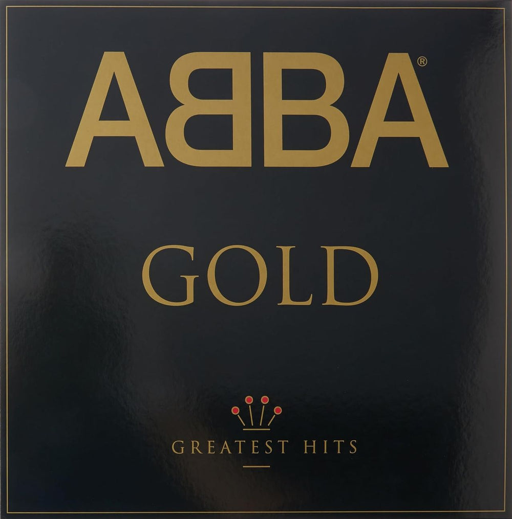 Abba Gold Greatest Hits - Black Vinyl - Sealed UK 2-LP vinyl record set (Double LP Album) 535110-6