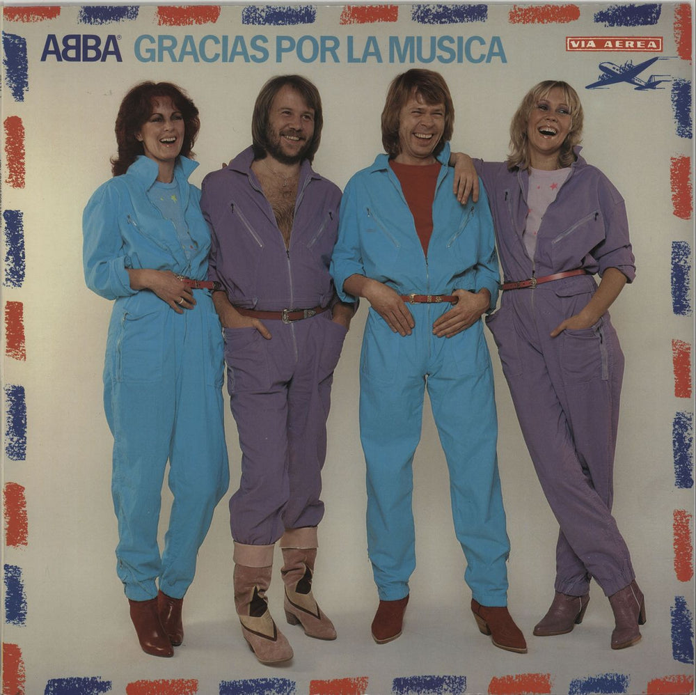 Abba Gracias Por La Musica - EX Swedish vinyl LP album (LP record) SRLM1