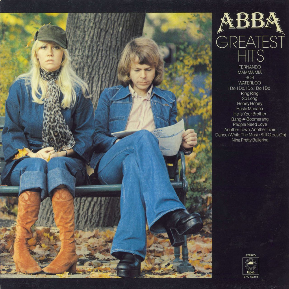 Abba Greatest Hits - 3rd UK vinyl LP album (LP record) EPC69218