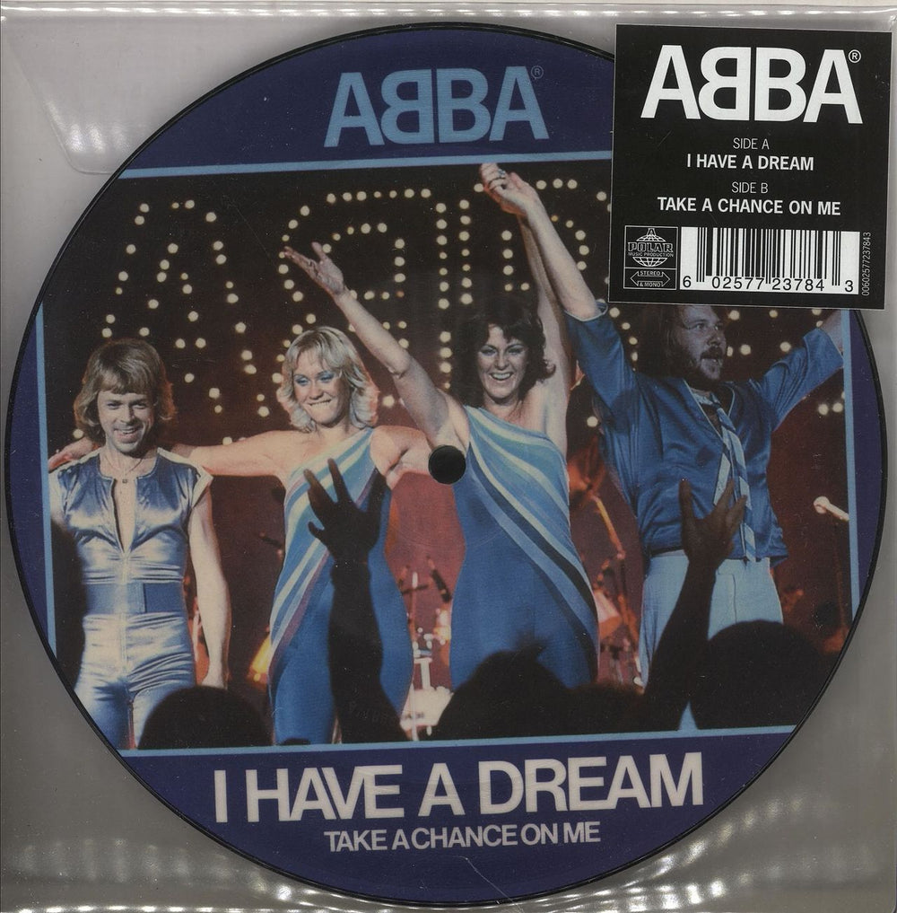 Abba I Have A Dream / Take A Chance On Me UK 7" vinyl picture disc (7 inch picture disc single) 00602577237843