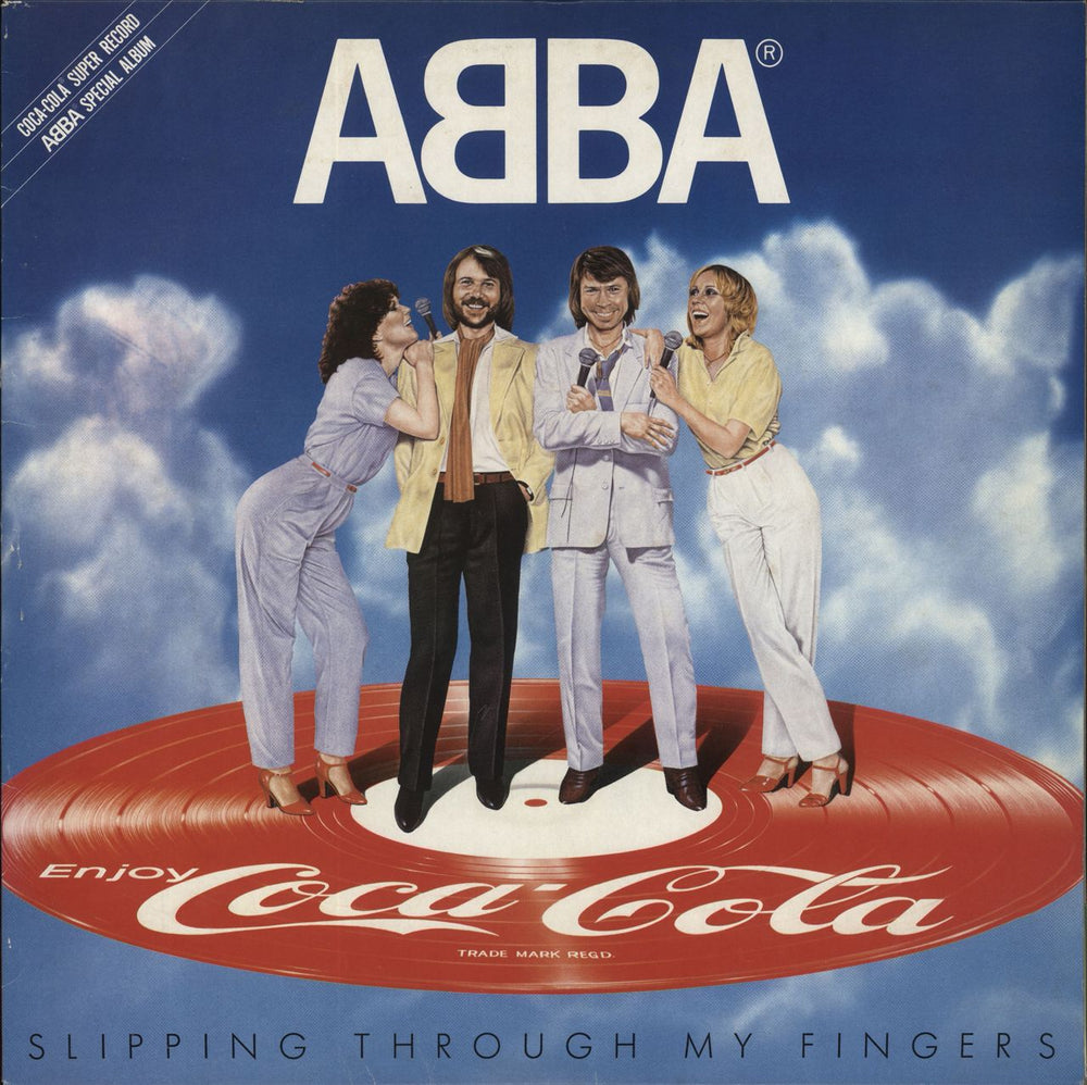 Abba Slipping Through My Fingers Japanese Promo picture disc LP (vinyl picture disc album) PD-1005