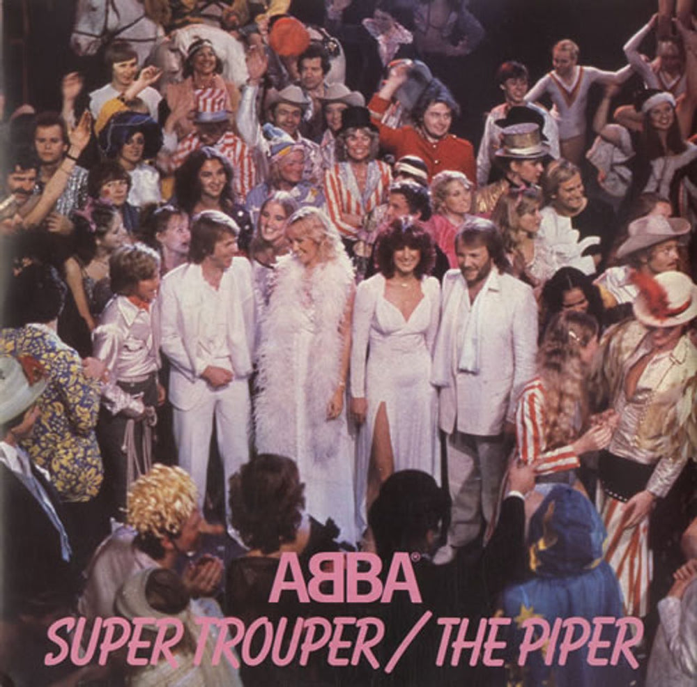 Abba Super Trouper - P/S - Inj UK 7" vinyl single (7 inch record / 45) EPC9089