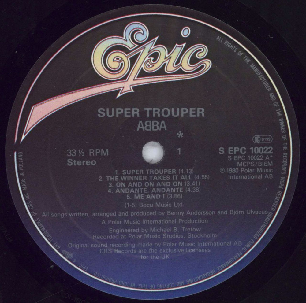 Abba Super Trouper - Win A Saab Sleeve - Shrink Dutch vinyl LP album (LP record) ABBLPSU833009