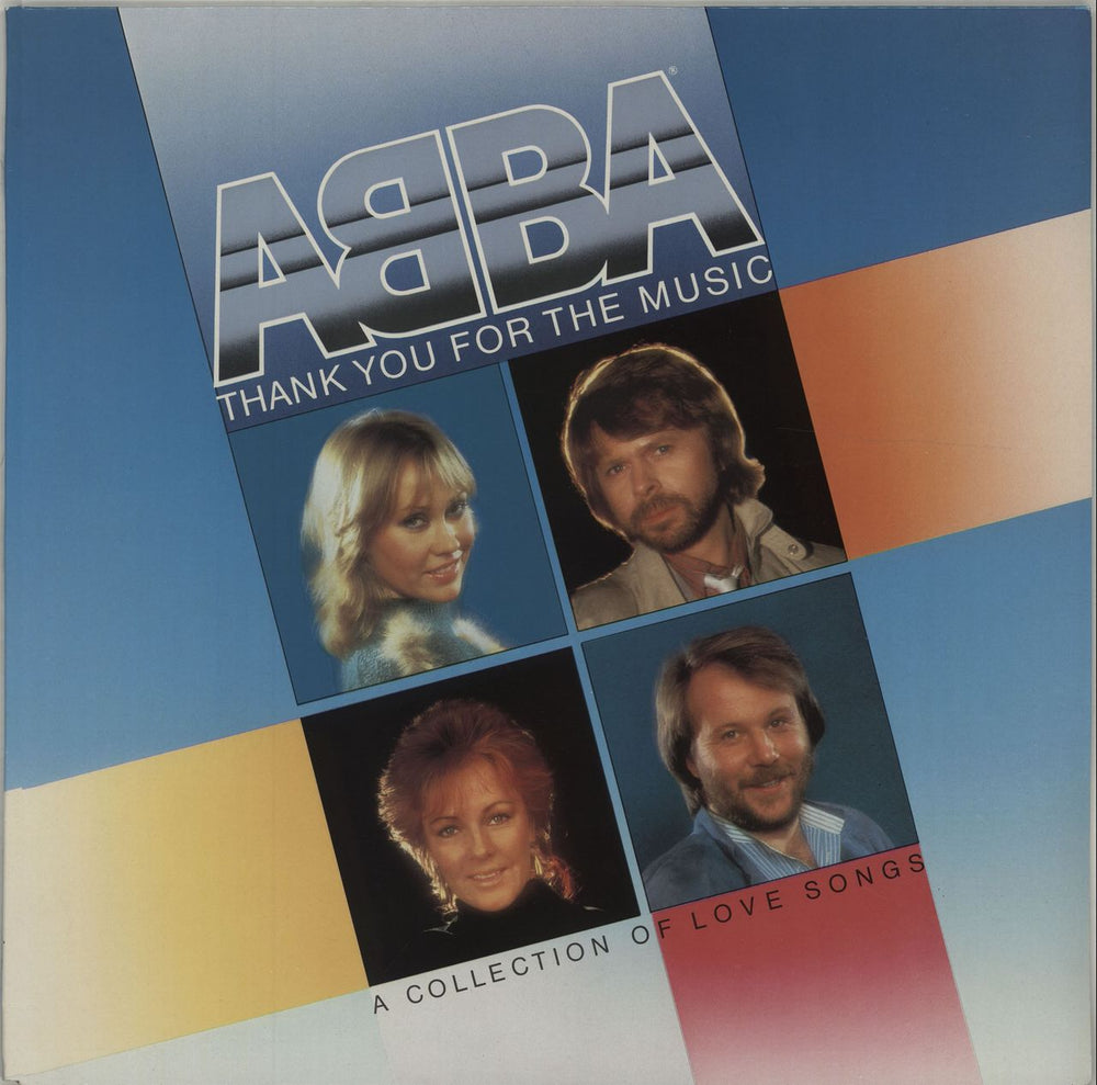 Abba Thank You For The Music: A Collection Of Love Songs UK vinyl LP album (LP record) EPC10043