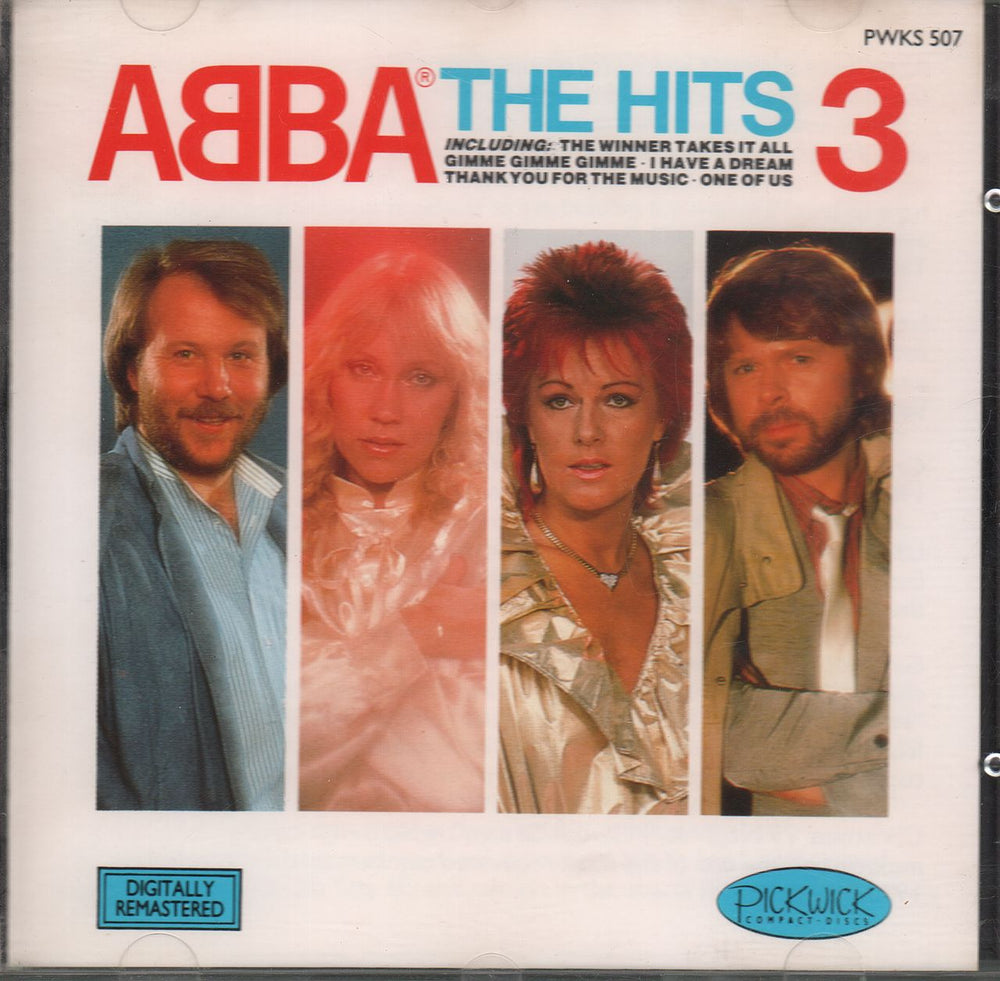 Abba The Hits 3 - 1st UK CD album (CDLP) PWKS507