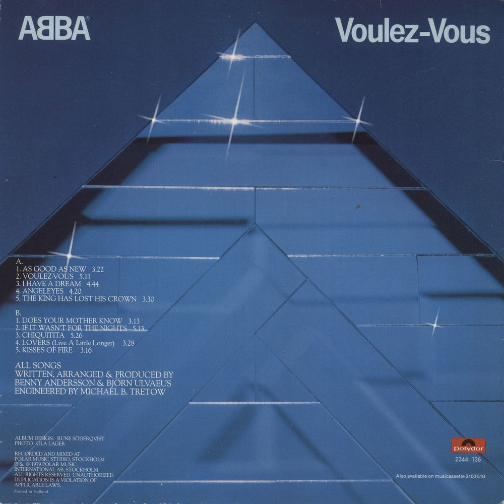 Abba Voulez-Vous Dutch vinyl LP album (LP record)