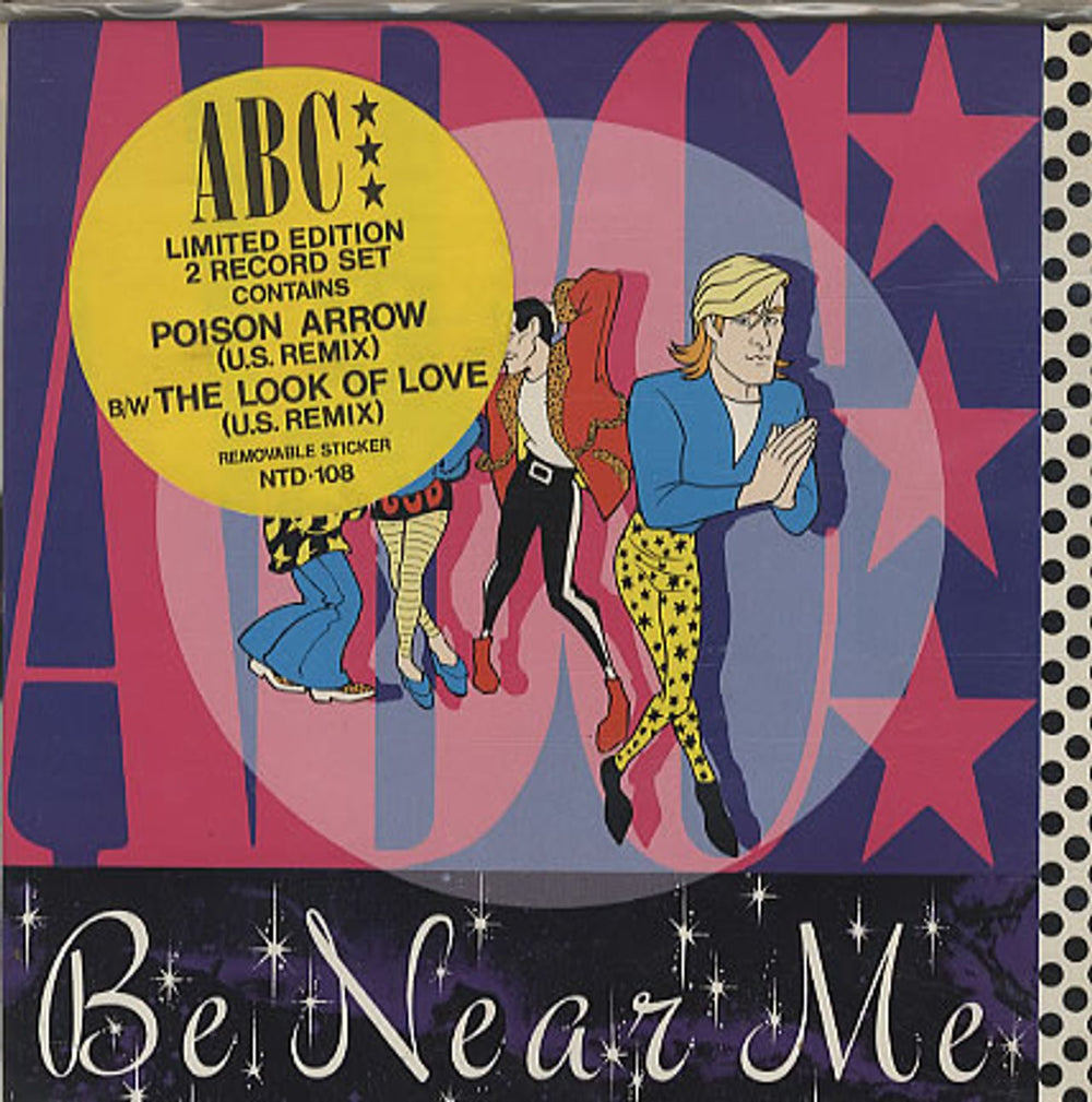 ABC Be Near Me - Double Pack + Stickered Sleeve UK 7" vinyl single (7 inch record / 45) NTD108