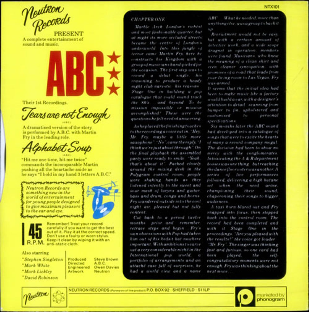 ABC Tears Are Not Enough UK 12" vinyl single (12 inch record / Maxi-single) ABC12TE256704