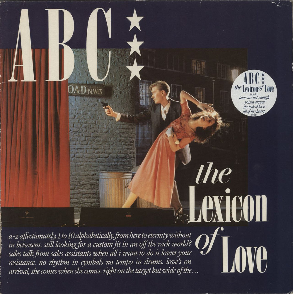 ABC The Lexicon Of Love - Stickered UK vinyl LP album (LP record) NTRS1