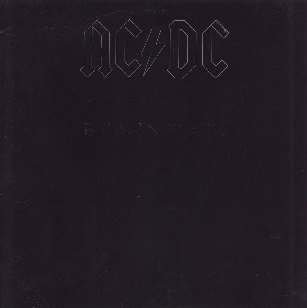 AC/DC Back In Black - 1st - EX UK vinyl LP album (LP record) K50735