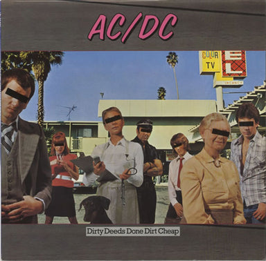 AC/DC Dirty Deeds Done Dirt Cheap German vinyl LP album (LP record) ATL50323