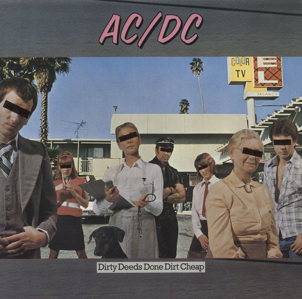 AC/DC Dirty Deeds Done Dirt Cheap German vinyl LP album (LP record) ATL50323