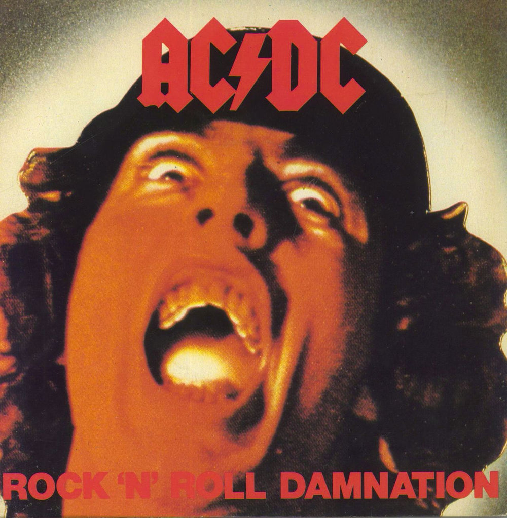 AC/DC Rock N Roll Damnation - 2nd UK 7" vinyl single (7 inch record / 45) K11142