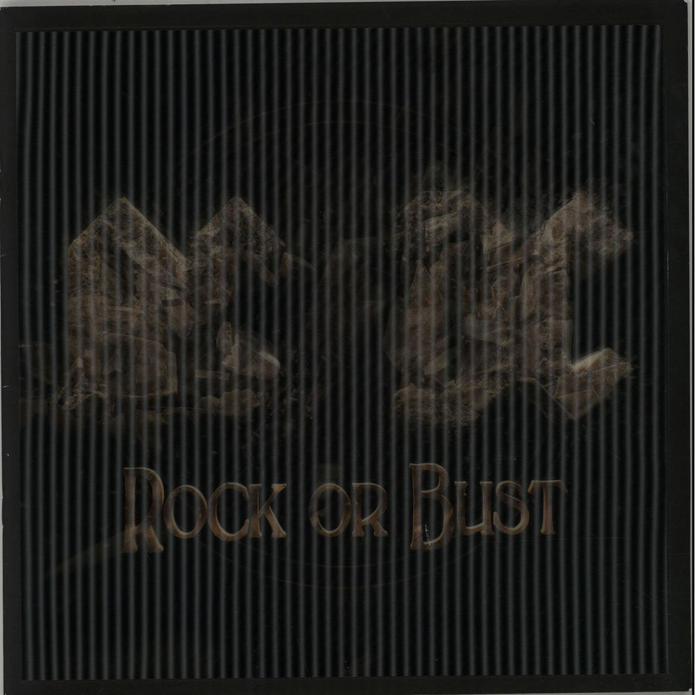 AC/DC Rock Or Bust + Ticket Stub UK tour programme TOUR PROGRAMME