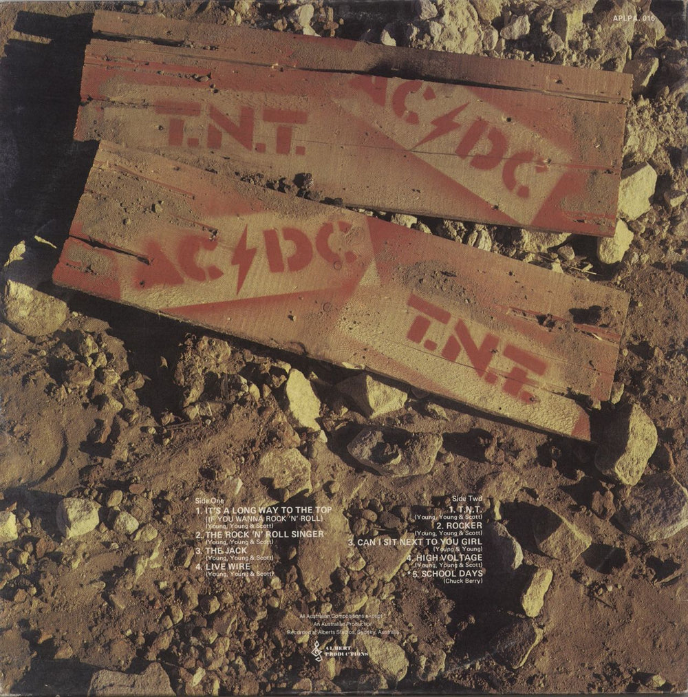 AC/DC T.N.T. - 1st 'Roo' Label - EX Australian vinyl LP album (LP record)
