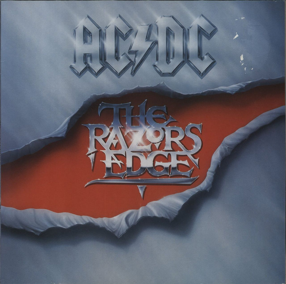 AC/DC The Razors Edge - VG UK vinyl LP album (LP record) WX364