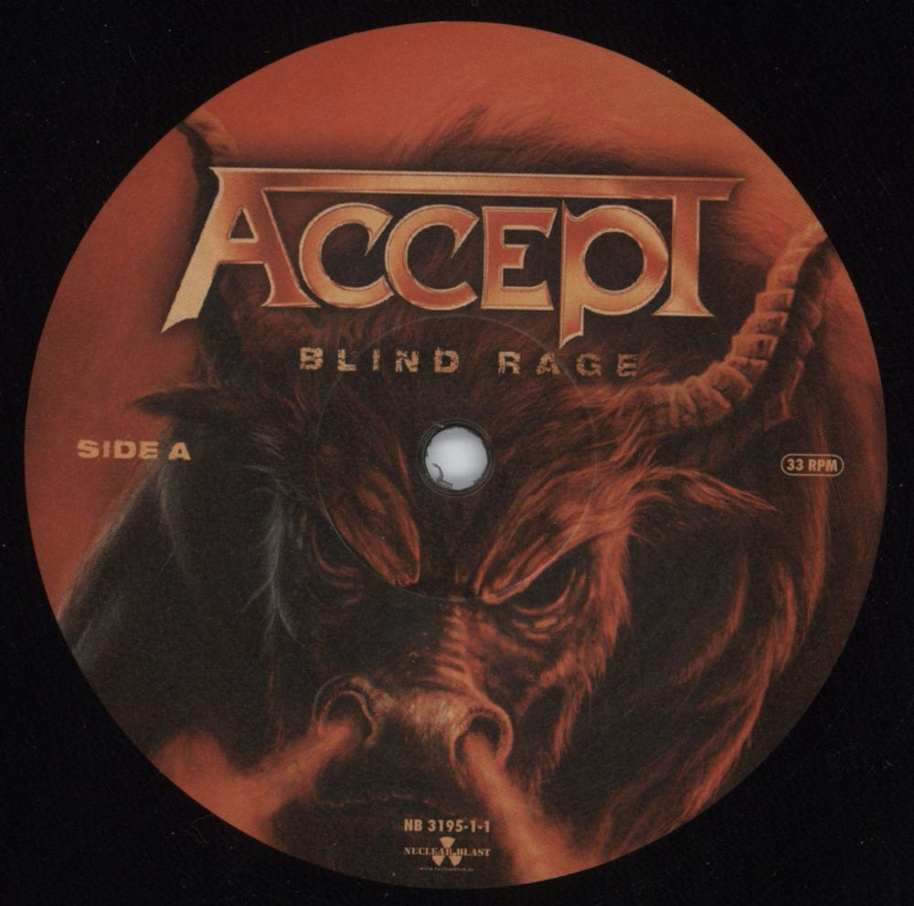 Accept Blind Rage German 2-LP vinyl record set (Double LP Album) ACC2LBL815254