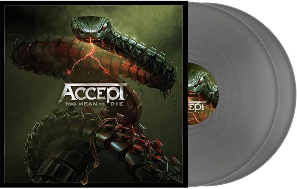 Accept Too Mean To Die - Silver Vinyl - Sealed UK 2-LP vinyl record set (Double LP Album) NB5750