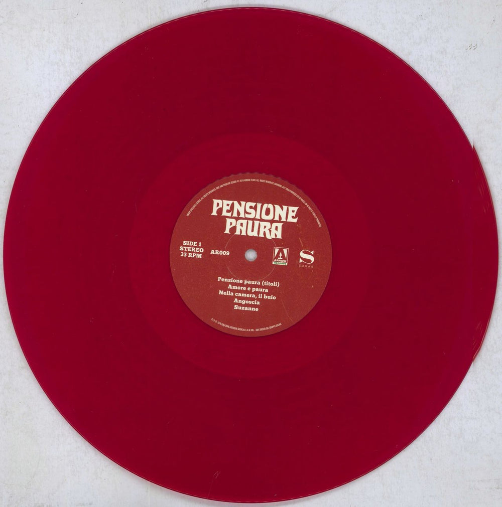 Adolfo Waitzman Pensione Paura - Translucent Red Vinyl - 180g UK 2-LP vinyl record set (Double LP Album) A9O2LPE838878