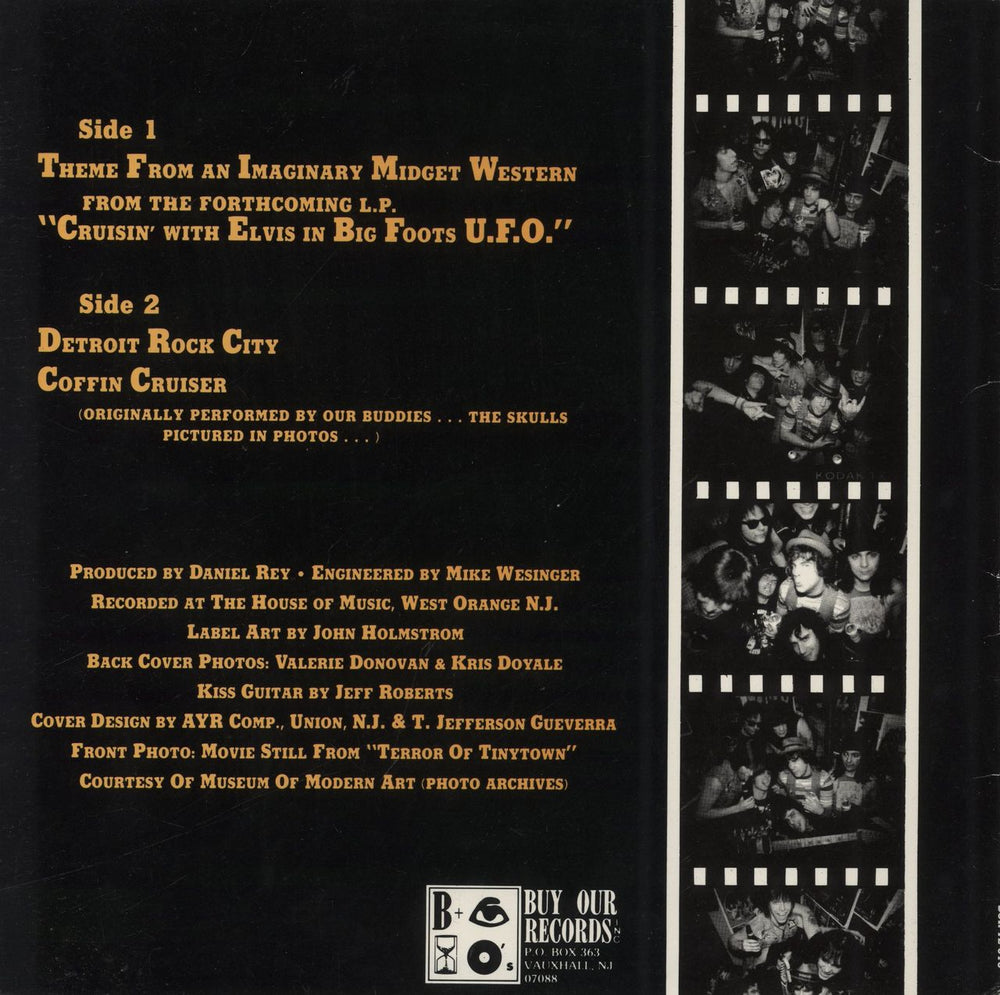 Adrenalin O.D Theme From An Imaginary Midget Western US 12" vinyl single (12 inch record / Maxi-single)