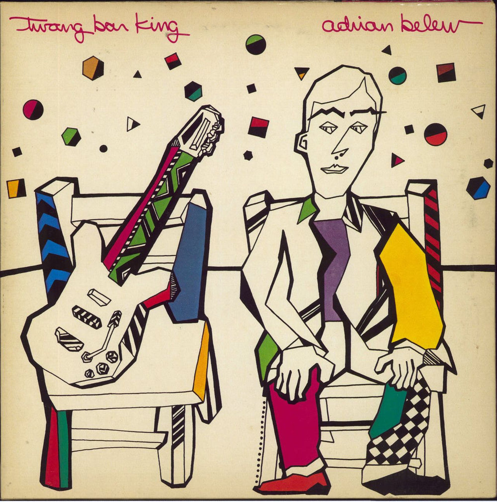 Adrian Belew Twang Bar King - EX UK vinyl LP album (LP record) ILPS9768