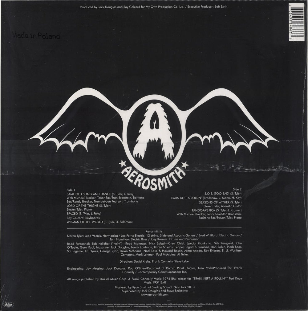 Aerosmith Get Your Wings - Sealed - 180g UK vinyl LP album (LP record) 602455248633