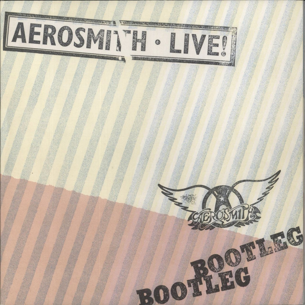 Aerosmith Live! Bootleg UK 2-LP vinyl record set (Double LP Album) 19075896831