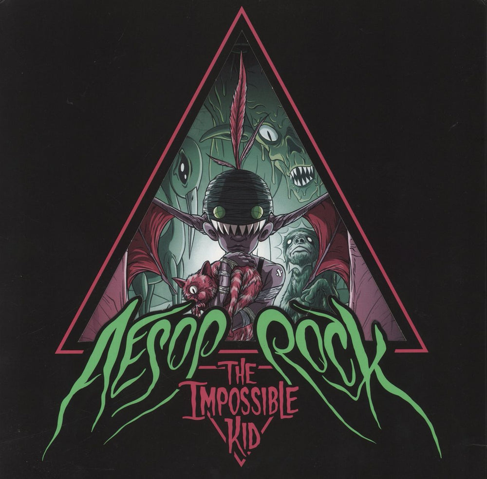 Aesop Rock The Impossible Kid - Pink & Green Vinyl US 2-LP vinyl record set (Double LP Album) RSE213-1