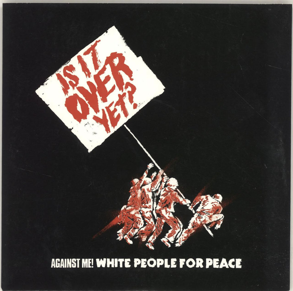 Against Me! White People For Peace US 7" vinyl single (7 inch record / 45) 7-184700