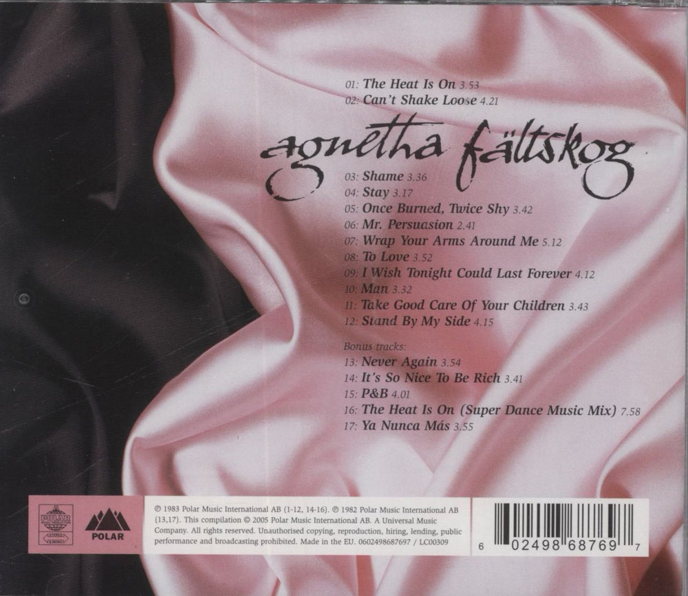 Agnetha Fältskog Wrap Your Arms Around Me German CD album (CDLP) 0602498687697