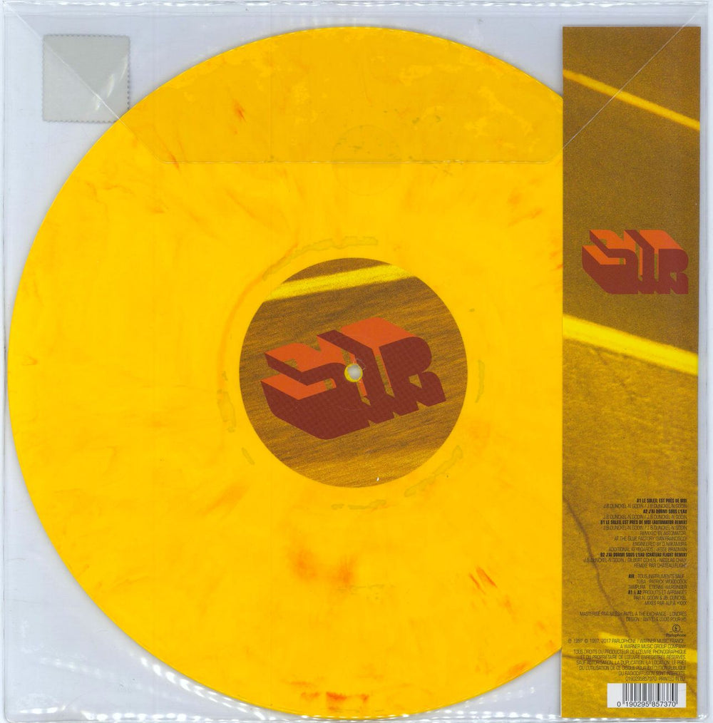 Air (French) Le Soleil Est Pres De Moi - RSD 2017 - Orange Marbled Vinyl UK 12" vinyl single (12 inch record / Maxi-single) 190295857370