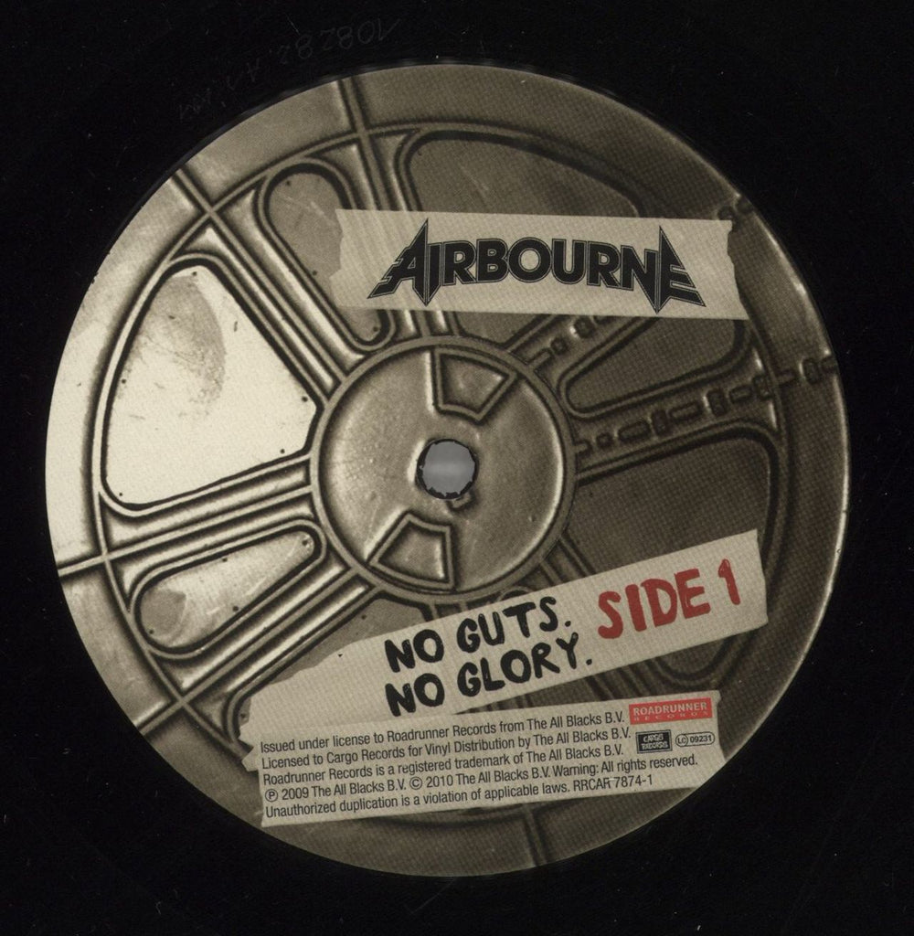 Airbourne No Guts. No Glory - 180g German vinyl LP album (LP record) AX6LPNO865257